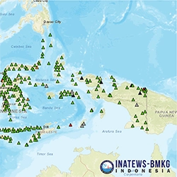 Figure 1. A still from the SeedLink monitor showing real-time seismic stations